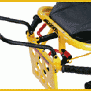 Yellow pull handle for stretcher