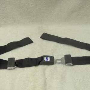 Black double adjustable nylon straps for stretcher